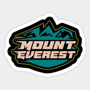 Mount Everest badge emblem Sticker